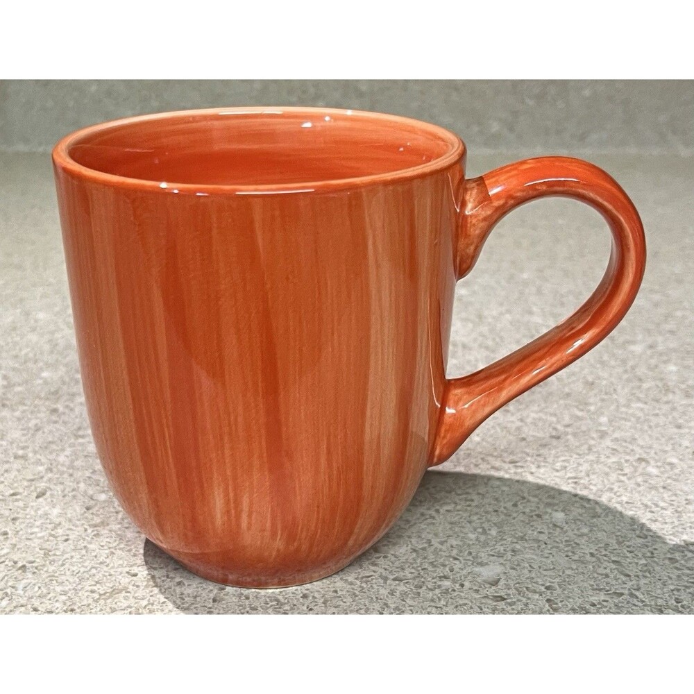 Citrus Grove Hand Painted Orange Ceramic Coffee Mug 10-18 oz Microwave Safe